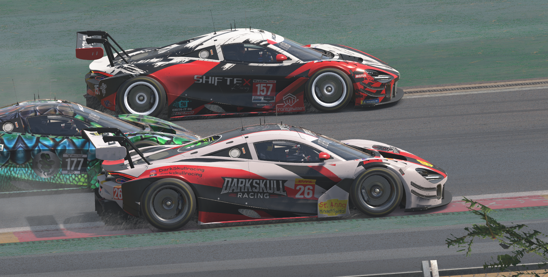 Training auf Spa mit Darkskull Racing